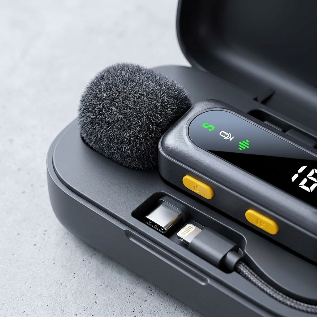 Wireless Lavalier Microphone for Clear Audio