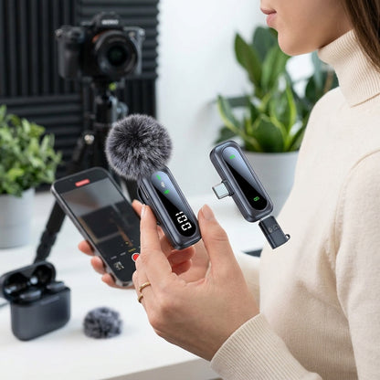 Wireless Lavalier Microphone for Clear Audio