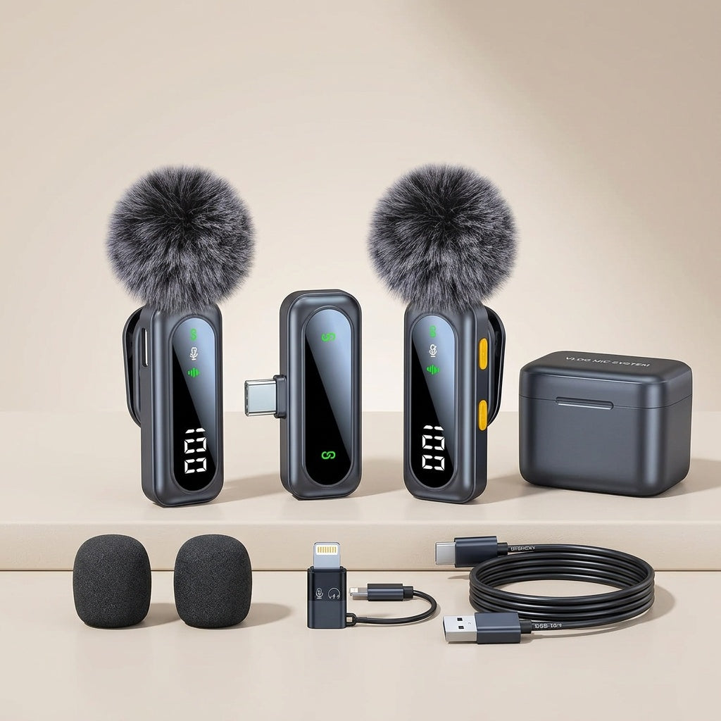 Wireless Lavalier Microphone for Clear Audio