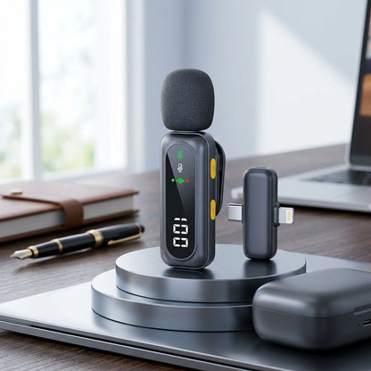 Wireless Lavalier Microphone for Clear Audio