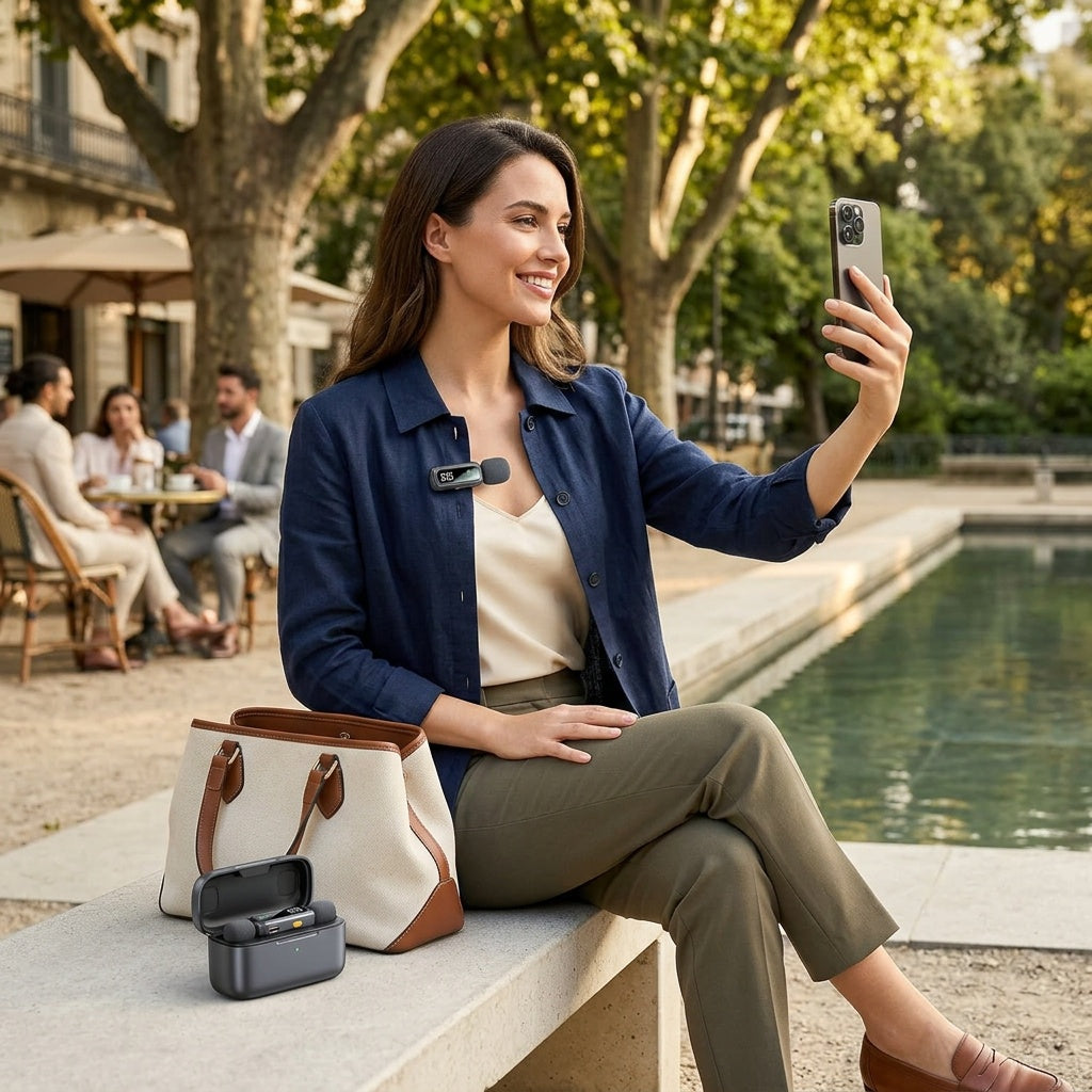 Wireless Lavalier Microphone for Clear Audio